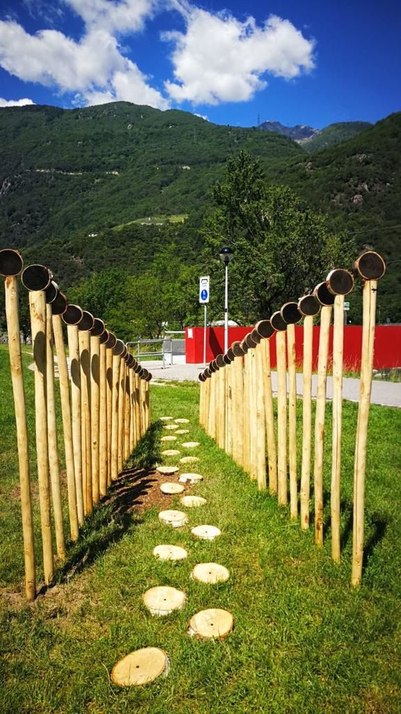 30 years Alpeniniziative, Land Art, Bellinzona